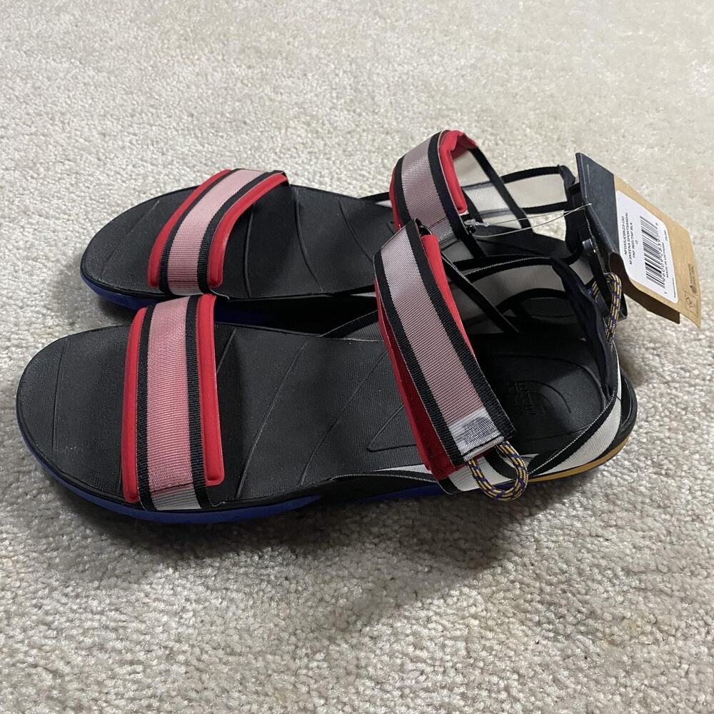 The North Face Sandals Mens 13 Red Black Skeena Sportsandal Hook Loop‎ Strap